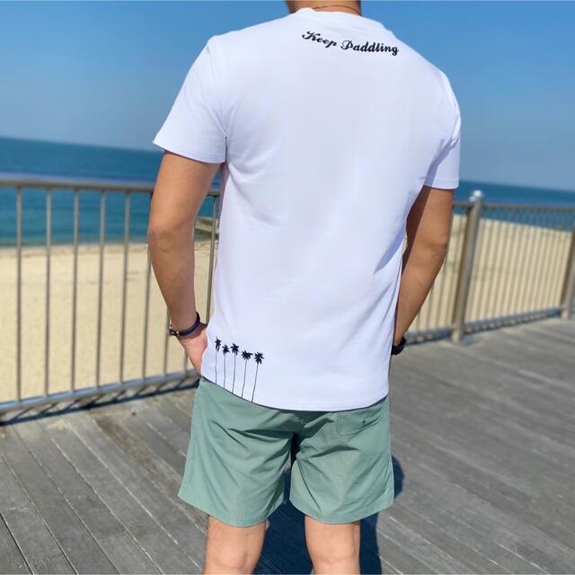 Ron Herman(ロンハーマン)の西海岸スタイル☆LUSSO SURF スクエアロゴTシャツ　Lサイズ☆RVCA メンズのトップス(Tシャツ/カットソー(半袖/袖なし))の商品写真