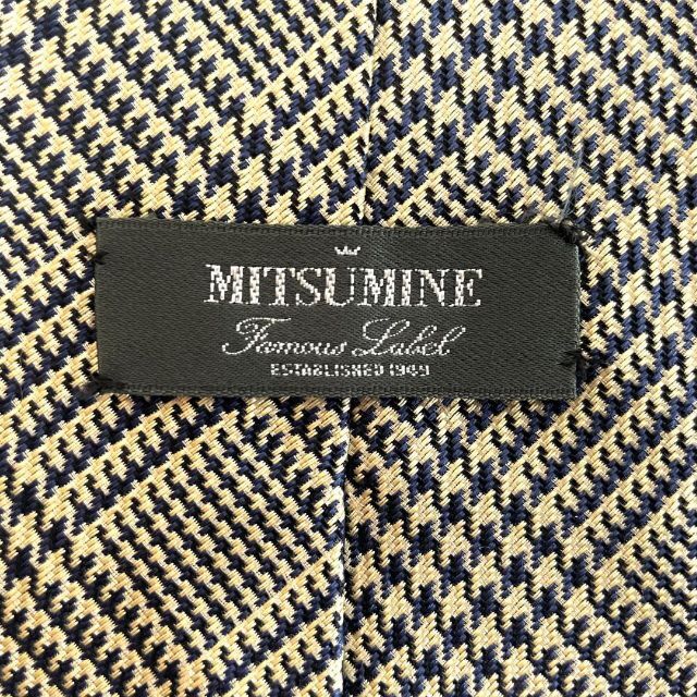 Mitsumine(ミツミネ)の【美品✨】MITSUMINE　ネクタイ　グレンチェック　シルク100％ メンズのファッション小物(ネクタイ)の商品写真