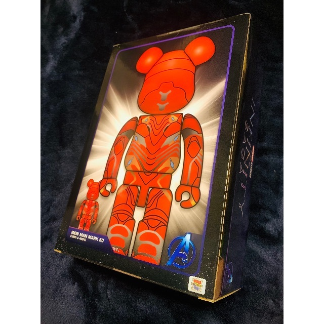 BE@RBRICK IRON MAN MARK 50 100％ 400％