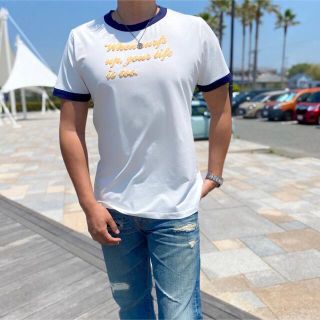 ザノースフェイス(THE NORTH FACE)の西海岸系☆LUSSO SURF トリムTシャツ　フリーサイズ☆RVCA(Tシャツ/カットソー(半袖/袖なし))