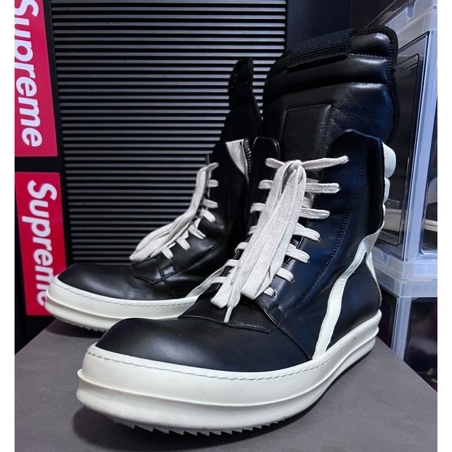 最新の激安 Rick owens 42 ジオバスケット リックオウエンス geobasket