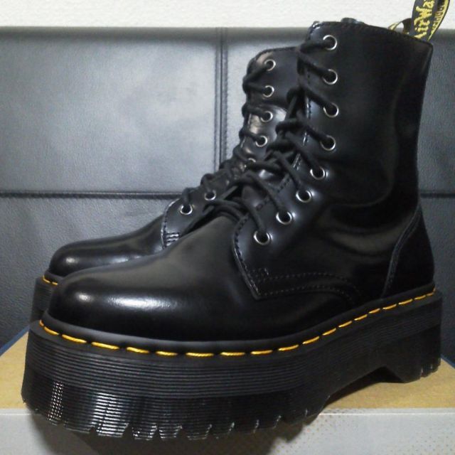 ブラックサイズDr.Martens JADON UK5 黒 厚底 8ホール BEX ジェイドン