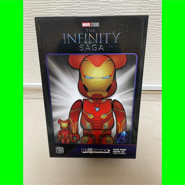 BE@RBRICK IRON MAN MARK 50 100％ & 400％おもちゃ