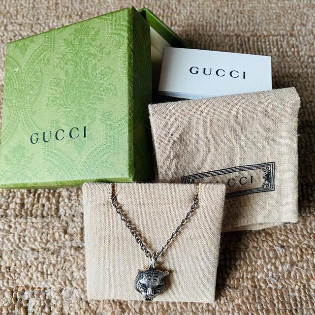 GUCCI キャットヘッド シルバー ネックレス | フリマアプリ ラクマ
