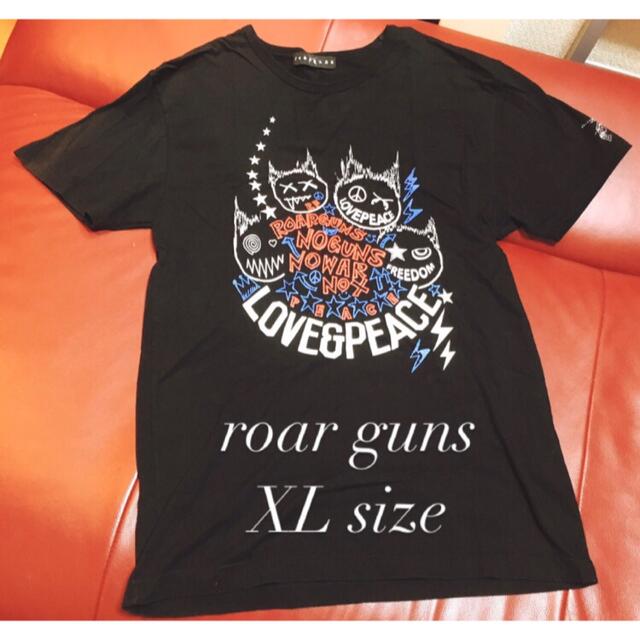 最終価格★【レア/美品】roar guns ロアーガンズ プリントTシャツ XL