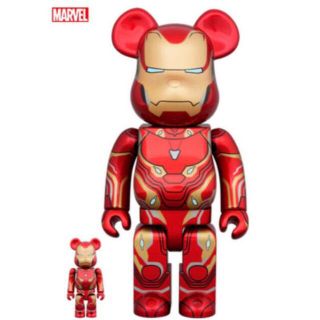 ベアブリック(BE@RBRICK)のBE@RBRICK IRON MAN MARK 50 100％ & 400％(フィギュア)