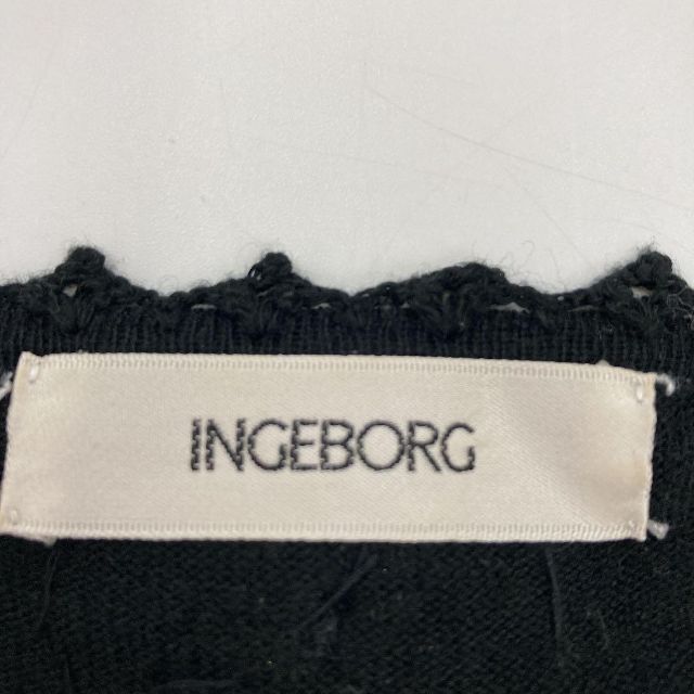 INGEBORG(インゲボルグ)のINGEBORG 花刺繍 アンサンブル カーディガン 11312 レディースのトップス(カーディガン)の商品写真