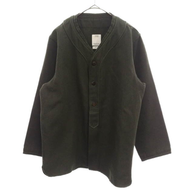 VISVIM ヴィスヴィム 17AW DUGOUT SHIRT L/S ダグアウトシャツ ロングスリーブ グリーン 0117205011027