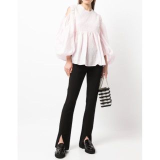 CECILIE BAHNSEN パフスリーブ ブラウス 定価13万2000円 | www