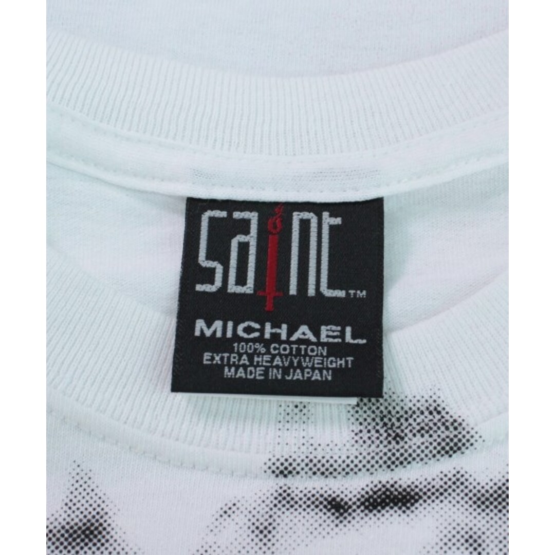 SAINT MICHAEL Tシャツ・カットソー S/M 白x黒x赤等