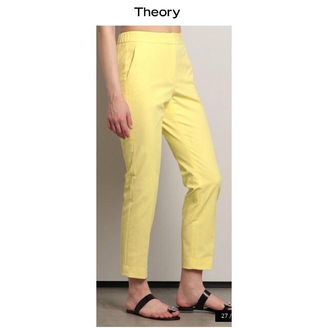 Theory luxe(セオリーリュクス)の値下げ 新品未使用 今期 22SS THEORY LUXE クロップドパンツ レディースのパンツ(クロップドパンツ)の商品写真