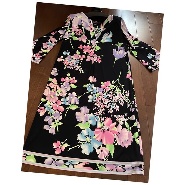LEONARD - レオナール♡お花柄ワンピース 38の通販 by KELLY's shop