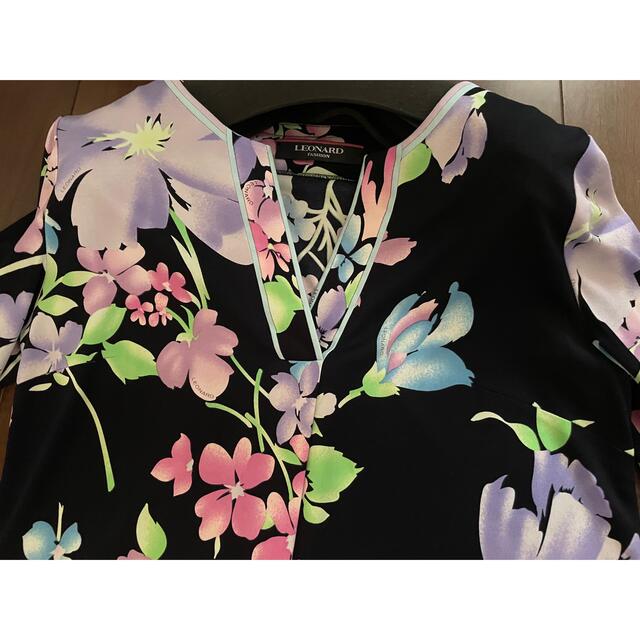 LEONARD - レオナール♡お花柄ワンピース 38の通販 by KELLY's shop