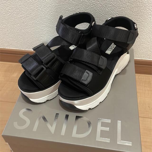 SNIDEL(スナイデル)のsnidel スニーカーソールサンダル レディースの靴/シューズ(サンダル)の商品写真