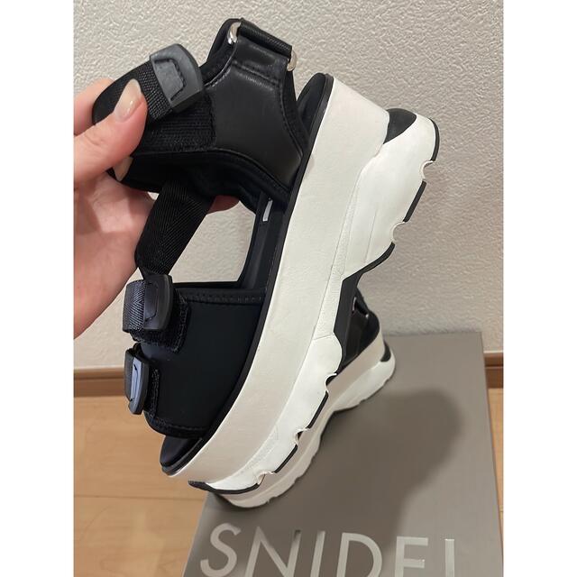 SNIDEL(スナイデル)のsnidel スニーカーソールサンダル レディースの靴/シューズ(サンダル)の商品写真