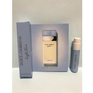 ドルチェアンドガッバーナ(DOLCE&GABBANA)のドルチェ&ガッバーナ　ライトブルー　オードトワレ　0.8mL 試用見本(その他)