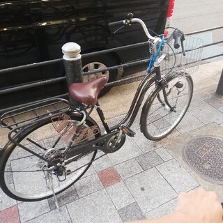 りん様専用【大阪市・手渡し希望】自転車 ギア付き(自転車本体)