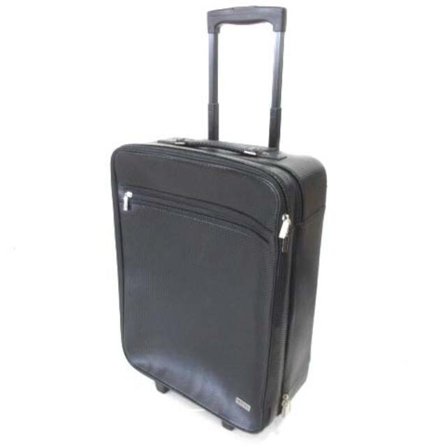 a.testoni(アテストーニ)のア・テストーニ キャリーバッグ スーツケース レザー 旅行 ビジネス 多収納 黒 メンズのバッグ(その他)の商品写真