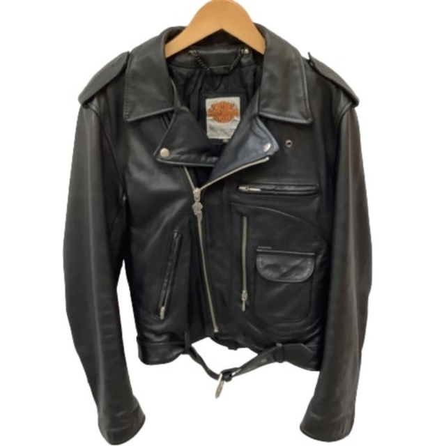 ♪♪HARLEY-DAVIDSON ハーレーダビッドソン メンズ レザージャケット ライダースジャケット SIZE 36 53201 ブラックメンズ