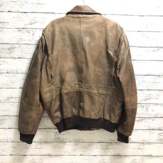 アメリカ軍◇トムキャット フライトジャケット リアルレザー ワッペン