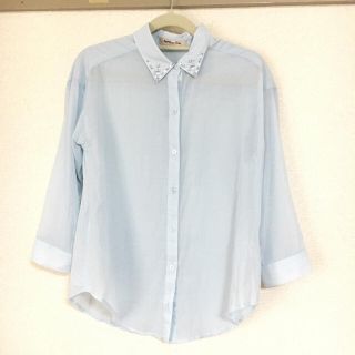 アプワイザーリッシェ(Apuweiser-riche)の【美品】アプワイザーリッシェ 襟パーツシャツ♡(シャツ/ブラウス(長袖/七分))