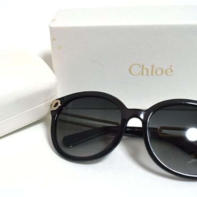 Chloe(クロエ)のChloe■サングラス アイウェア CE682SA ブラック×ゴールド クロエ レディースのファッション小物(サングラス/メガネ)の商品写真