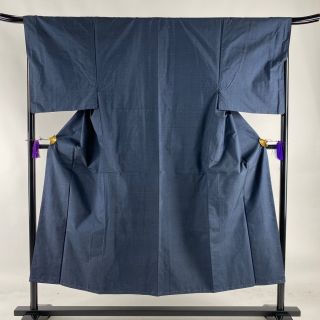 男着物 優品 147cm 69cm 正絹 【中古】(着物)