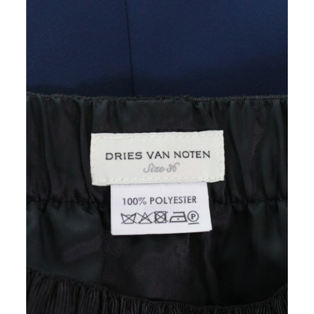 DRIES VAN NOTEN(ドリスヴァンノッテン)のDRIES VAN NOTEN ひざ丈スカート 36(XS位) 紺 【古着】【中古】 レディースのスカート(ひざ丈スカート)の商品写真