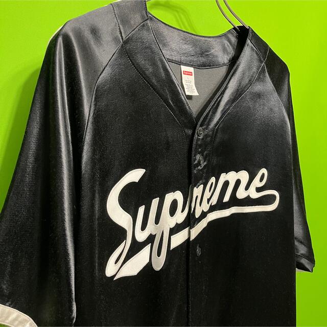 Supreme(シュプリーム)のSupreme Satin Baseball Jersey ジャスティン着用 メンズのトップス(ジャージ)の商品写真