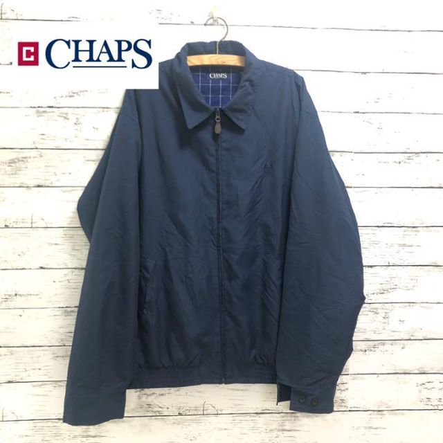 CHAPS ◆BIGサイズ　スイングトップ　ネイビー　ブルゾン