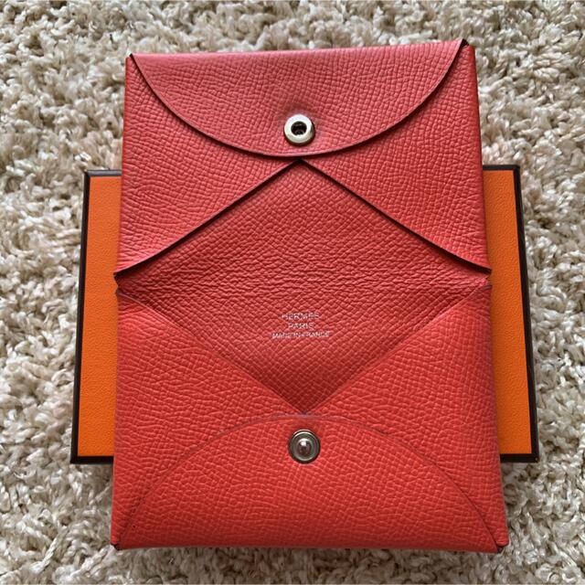 Hermes(エルメス)のHERMES カルヴィ　カードケース レディースのファッション小物(名刺入れ/定期入れ)の商品写真