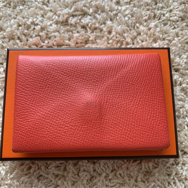 Hermes(エルメス)のHERMES カルヴィ　カードケース レディースのファッション小物(名刺入れ/定期入れ)の商品写真