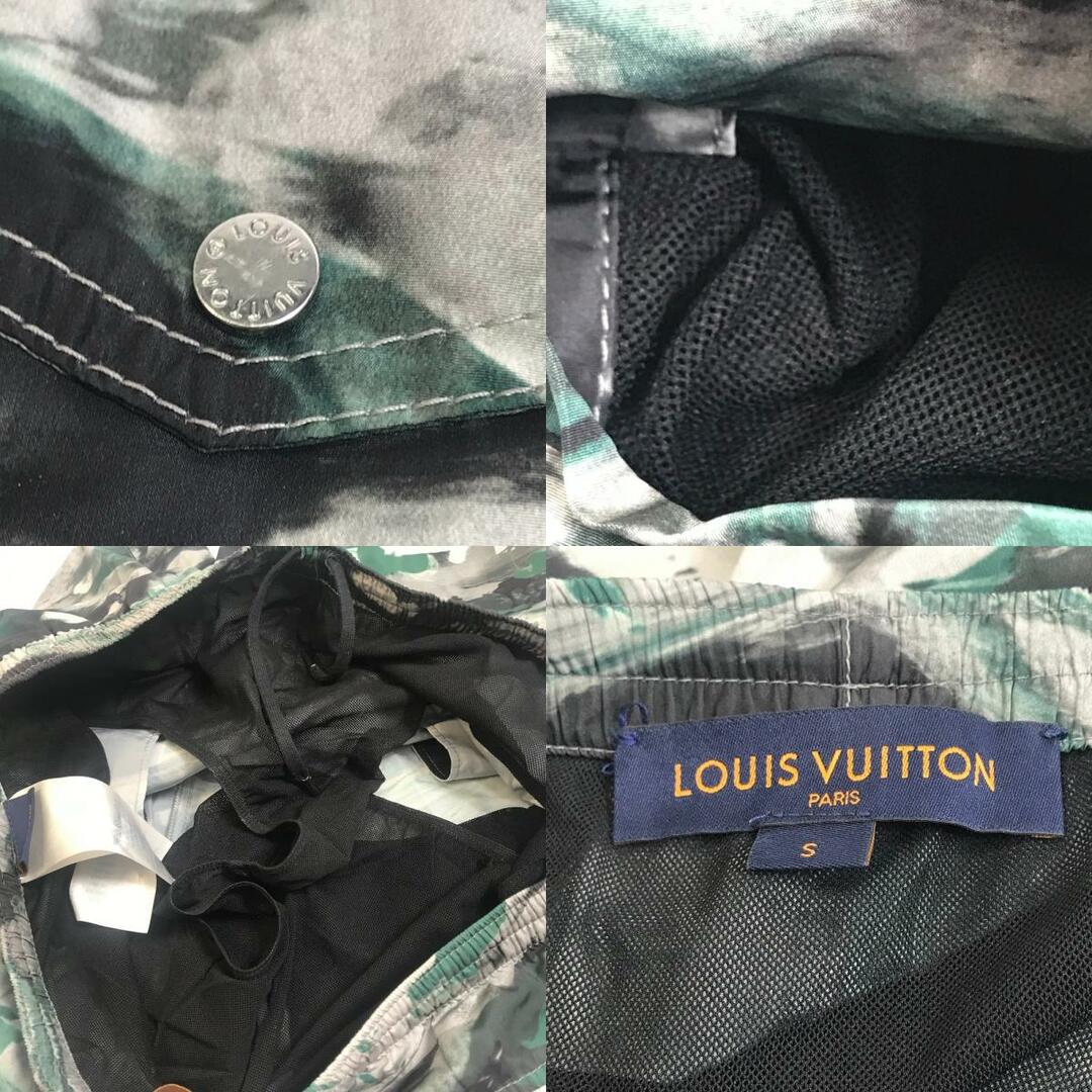 LOUIS VUITTON(ルイヴィトン)のルイヴィトン LOUIS VUITTON カモフラ 迷彩 ボトムス スイムウェア スイムパンツ 水着 ポリエステル グリーン メンズの水着/浴衣(水着)の商品写真