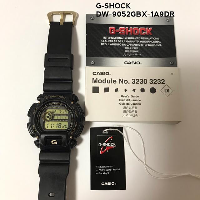 G-SHOCK(ジーショック)の【G-SHOCK】ゴールド液晶 DW-9052GBX-1A9DR CASIO メンズの時計(腕時計(デジタル))の商品写真