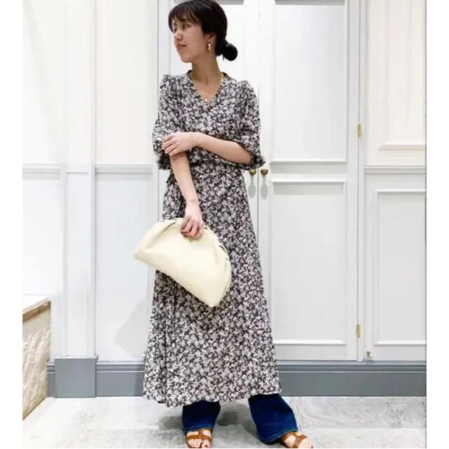 plage olive wrap ワンピース