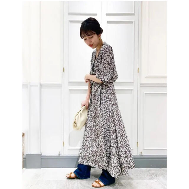 plage olive wrap ワンピース