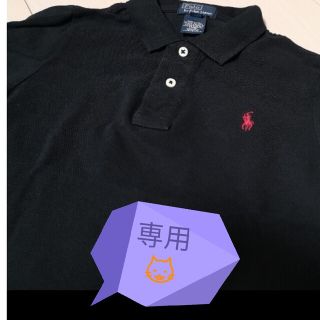 ポロラルフローレン(POLO RALPH LAUREN)の専用　POLO RALPH LAUREN　キッズ　4T  ポロシャツ　黒　半袖(Tシャツ/カットソー)