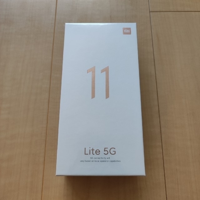 ブラックXiaomi Mi 11 Lite 5Gトリュフブラック 6GB 128GB