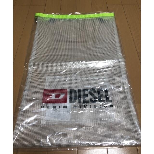 DIESEL(ディーゼル)のDIESEL クリアバック　非売品 エンタメ/ホビーのコレクション(ノベルティグッズ)の商品写真