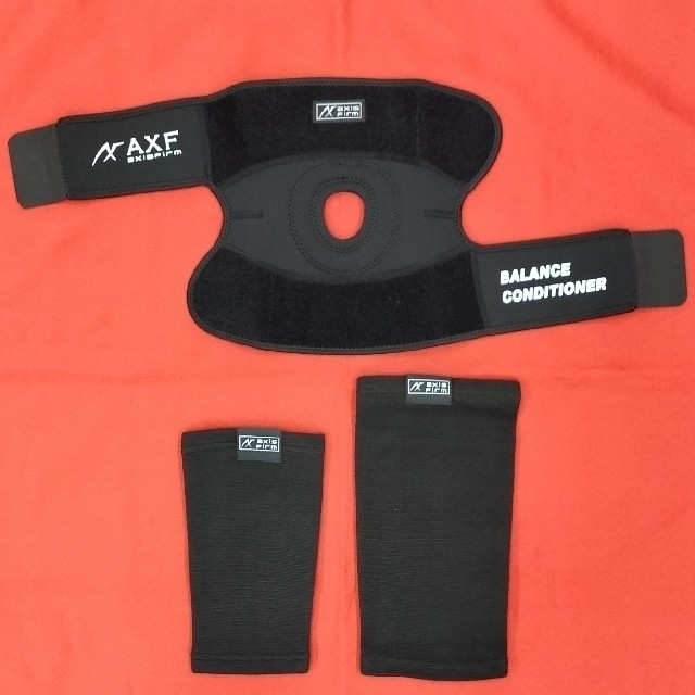 2個　:AXF アクセフ Knee Supporter 膝サポーターフリーサイズ スポーツ/アウトドアのトレーニング/エクササイズ(その他)の商品写真