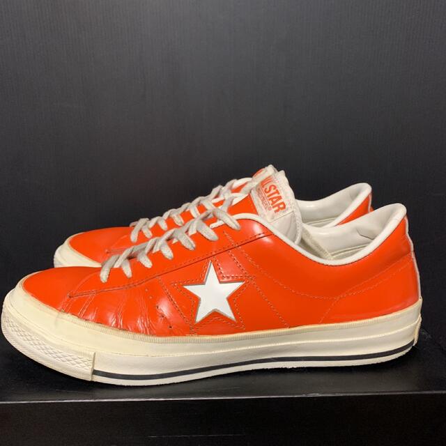 CONVERSE(コンバース)の90s CONVERSE ONE STAR orange leather メンズの靴/シューズ(スニーカー)の商品写真
