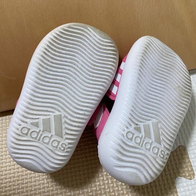 adidas(アディダス)の※rin様専用【美品】adidas ベビーサンダル ピンク キッズ/ベビー/マタニティのベビー靴/シューズ(~14cm)(サンダル)の商品写真