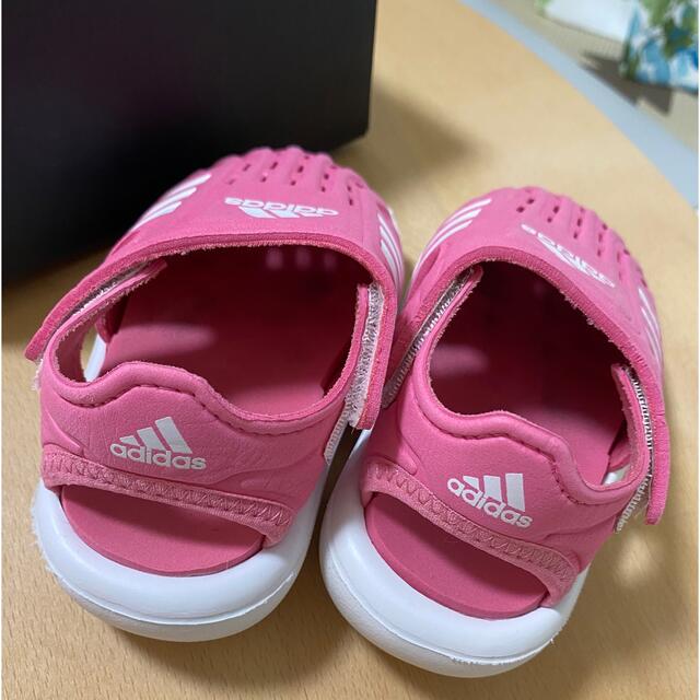 adidas(アディダス)の※rin様専用【美品】adidas ベビーサンダル ピンク キッズ/ベビー/マタニティのベビー靴/シューズ(~14cm)(サンダル)の商品写真