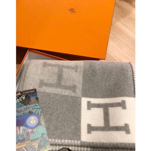 500円引きクーポン】 Hermes - エルメス アヴァロン ブランケット 大判