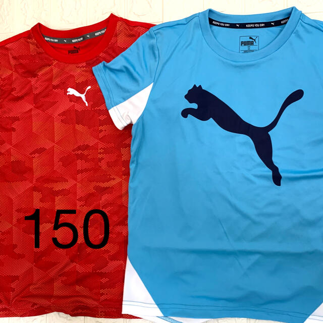 PUMA(プーマ)のPUMA  Tシャツ　150      ⭐︎2枚セット⭐︎ キッズ/ベビー/マタニティのキッズ服男の子用(90cm~)(Tシャツ/カットソー)の商品写真