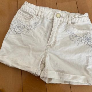 ベビーギャップ(babyGAP)のbabyGAP 110cm　ホワイトデニムショートパンツ(パンツ/スパッツ)