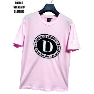 ダブルスタンダードクロージング(DOUBLE STANDARD CLOTHING)の匿名発送　DOUBLE STANDARD CLOTHING デザインT ピンクL(Tシャツ(半袖/袖なし))