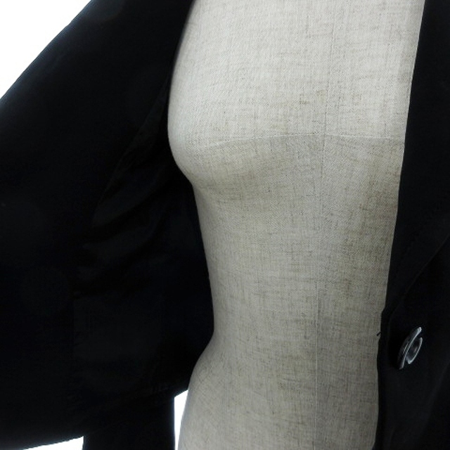 INED(イネド)のイネド INED ジャケット テーラード シングル 長袖 薄手 無地 5 黒 レディースのジャケット/アウター(その他)の商品写真