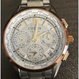 CITIZEN - 定価26万4千円　シチズン　エクシードサテライトウェーブ　ソーラーGPS　腕時計