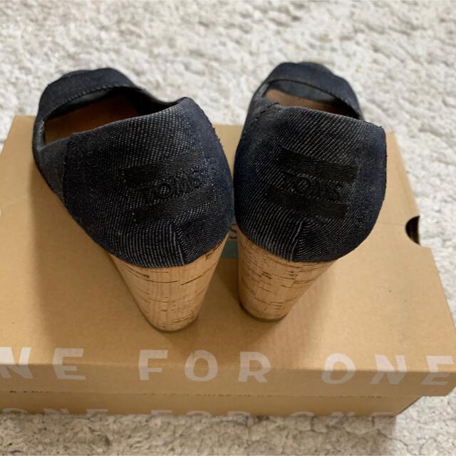 TOMS(トムズ)のトムス　toms オープントゥ　デニム　サンダル レディースの靴/シューズ(サンダル)の商品写真